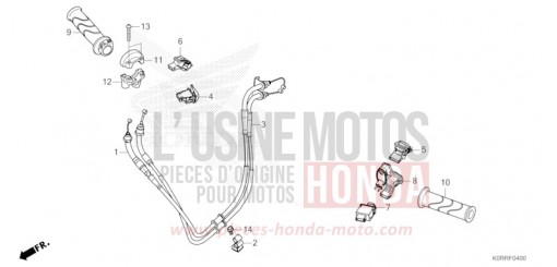 COMMUTATEUR/CABLE SH125ADR de 2024